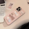 Pink and tender ins style dog 16pro max iPhone 17 phone case 13 Cute three-dimensional iPhone 15 suitable Application Scenario